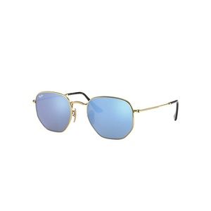Ray-Ban Hexagonal Flat Lens Mirror Sunglasses